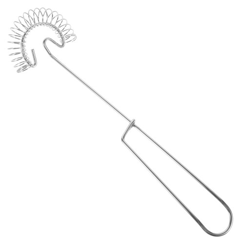 5Pcs Silver Manual Spiral Egg Whisk Stainless Steel Kitchen Stirrer 1