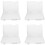 8Pcs Transparent A5 Storage Boxes White Plastic File Holder 2