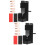 2Sets Black Battery Cable Crimping Tool with Hammer Lug for Automotive 7