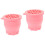2Pcs Foldable Pink Silicone Makeup Brush Cleaning Bowls for Home Use 5