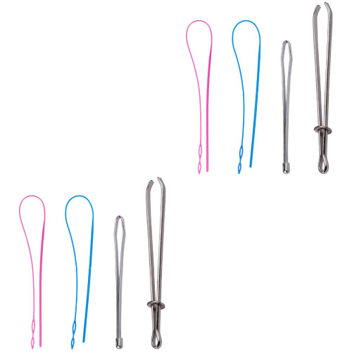 2Sets Portable Sewing Threading Tool Assorted Color Easy Use Threader 2