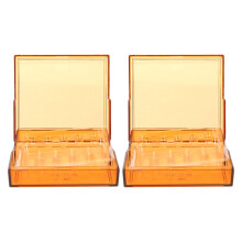 4St Plastic Ampulopbergdoos Amber Lichtdichte Organizer