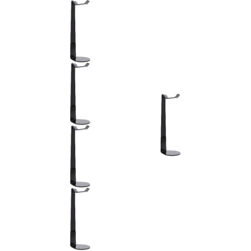 5Pcs Black Headset Rack Acrylic Headphone Display Stand 2