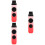 3Sets Compact Multi-Color Plastic Kazoos Lightweight Music Instruments 9