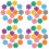 112Pcs Plastic Poker Chips Set Assorted Colors for 7