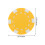 112Pcs Plastic Poker Chips Set Assorted Colors for 11
