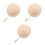3Pcs Versatile Rubber Gas Sampling Bladders for Lab and Industry Beige 8