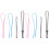 2Sets Portable Sewing Threading Tool Assorted Color Easy Use Threader 2
