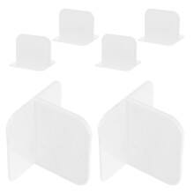 12Pcs White Plastic Playpen Feet Support Non-Slip Baby Gate Stabilizer