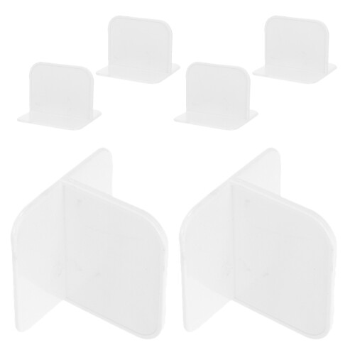 12Pcs White Plastic Playpen Feet Support Non-Slip Baby Gate Stabilizer