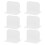12Pcs White Plastic Playpen Feet Support Non-Slip Baby Gate Stabilizer 2