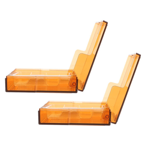 4St Plastic Ampulopbergdoos Amber Lichtdichte Organizer 2