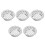 5Pcs Silver Stainless Steel Round Drain Filter for Garden and Rooftops 6