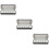 3Pcs Watch Storage Box 6 Slots Black Portable Organizer 10
