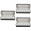 3Pcs Watch Storage Box 6 Slots Black Portable Organizer 7