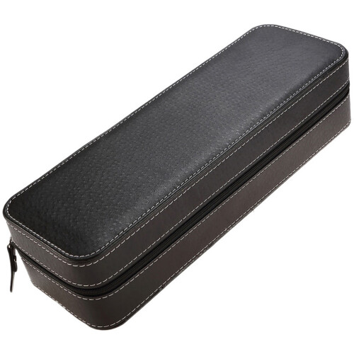 3Pcs Watch Storage Box 6 Slots Black Portable Organizer 1