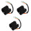 3Pcs Iron Plastic Motorcycle Voltage Regulator Stabilizer Kit Black 4