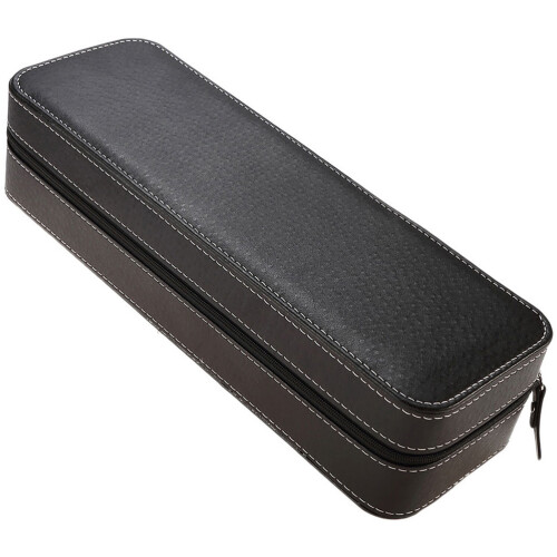 3Pcs Watch Storage Box 6 Slots Black Portable Organizer 2