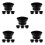 20Pcs Ergonomic Black Teapot Lid Knobs Replacement Kitchen Parts 8
