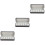 3Pcs Watch Storage Box 6 Slots Black Portable Organizer 6