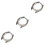 3Pcs Practical Transparent Watch Cover with Precise Cutouts for 3