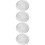 4Pcs ABS Gallon Bucket Lids Airtight Paint Can Replacement 8