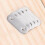 40Pcs Stainless Steel Straight Brackets Silver Flat Mending Plates 9