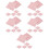 1000St Aluminiumfolie Candy Wikkers Roze Chocolade Papier 9