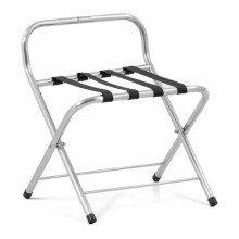 Porte-valise - HELLOSHOP26 - Repliable - Acier inoxydable - Capacité 50 kg - 55x45x64 cm