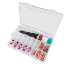 55x TIG Welding Torch Accessories Kit Collets Body Glass Cups for WP17