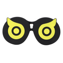 Beschermhoes voor VR-lenzen met uilmotief, zachte siliconen hoes, stof- en krasbescherming voor PICO4 Virtual Explorers.