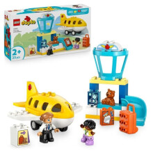 LEGO DUPLO Meine Stadt 10443 Erste Reise zum Flughafen - Konstruktionsspielzeug Ab 2 Jahren
