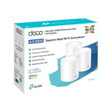 Sistema WiFi 6 Mesh - TP-Link - Deco X60 (Paquete de 3) - AX5400 Mbps - Cobertura 660 - Instalación Fácil