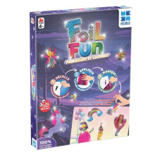 Kreative Aktivität - MEGABLEU - Foil Fun - Prinzessinnen und Einhörner - Kunstwerke erstellen, ohne sich schmutzig zu machen