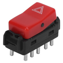 Interrupteur de clignotant d'urgence au design épuré, robuste et durable, pièce de rechange d'origine pour les modèles Mercedes W201, W124 et