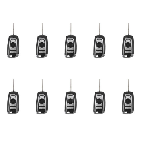 10X 4 Buttons 433MHZ Modified Floding Remote Key Without 7935AA ID44 Chip for - E38 E39 E46 Control Keyless PCF7935AA