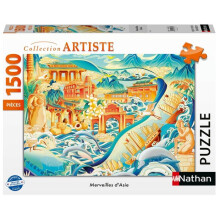 Nathan-kustannus - 016182 - Puzzles 1500 palasta - Aasian ihmeet