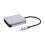 Conceptronic BIAN09G Lector de Tarjetas USB 3.2 Gen 2 Type-C Gris Aluminio Multi-Tarjeta 1