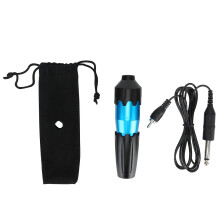 Máquina de tatuagem silenciosa e leve, com design ergonômico em formato de caneta rotativa e profundidade de agulha ajustável, ideal para