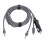 Câble d'alimentation DC Type-C 65W PD IP68 noir 3m 2