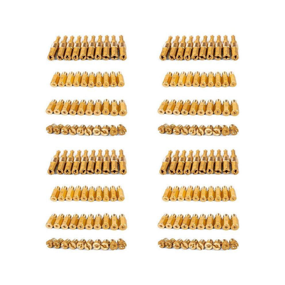 120Pcs Carburetor Main Jet And 40Pcs Slow Jets For Pwk Keihin Oko Cvk Pwm Carbs 4711037246038