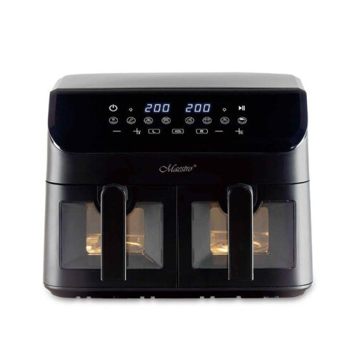 Airfryer - MAESTRO - MR-758 - 2 x 4,5 L - 8 programma's - 200 C max
