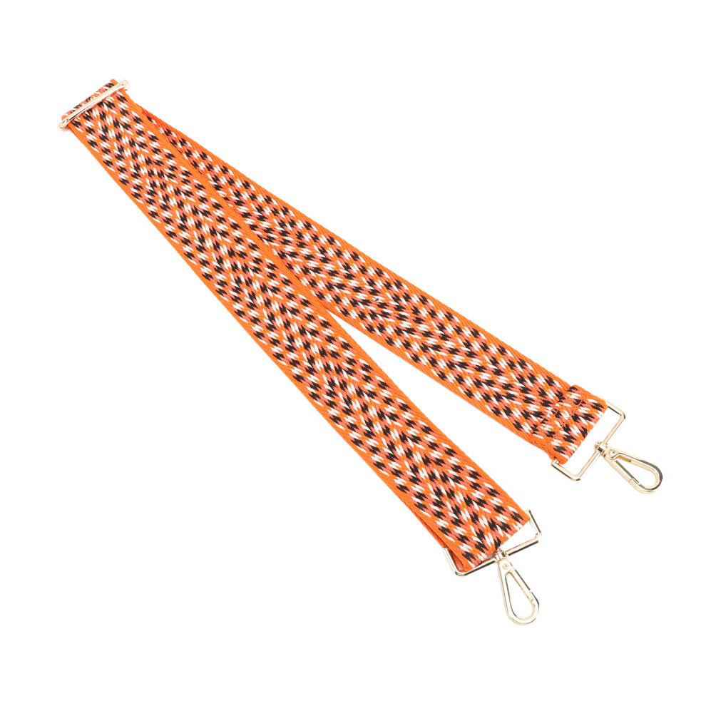 Recycled Polyester Camera Strap 60-120Cm For Dslr Orange/White/Black 4611370555487