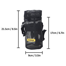 Bike Handlebar Mesh Water Bottle & Tool Storage Bag 21.5x9cm