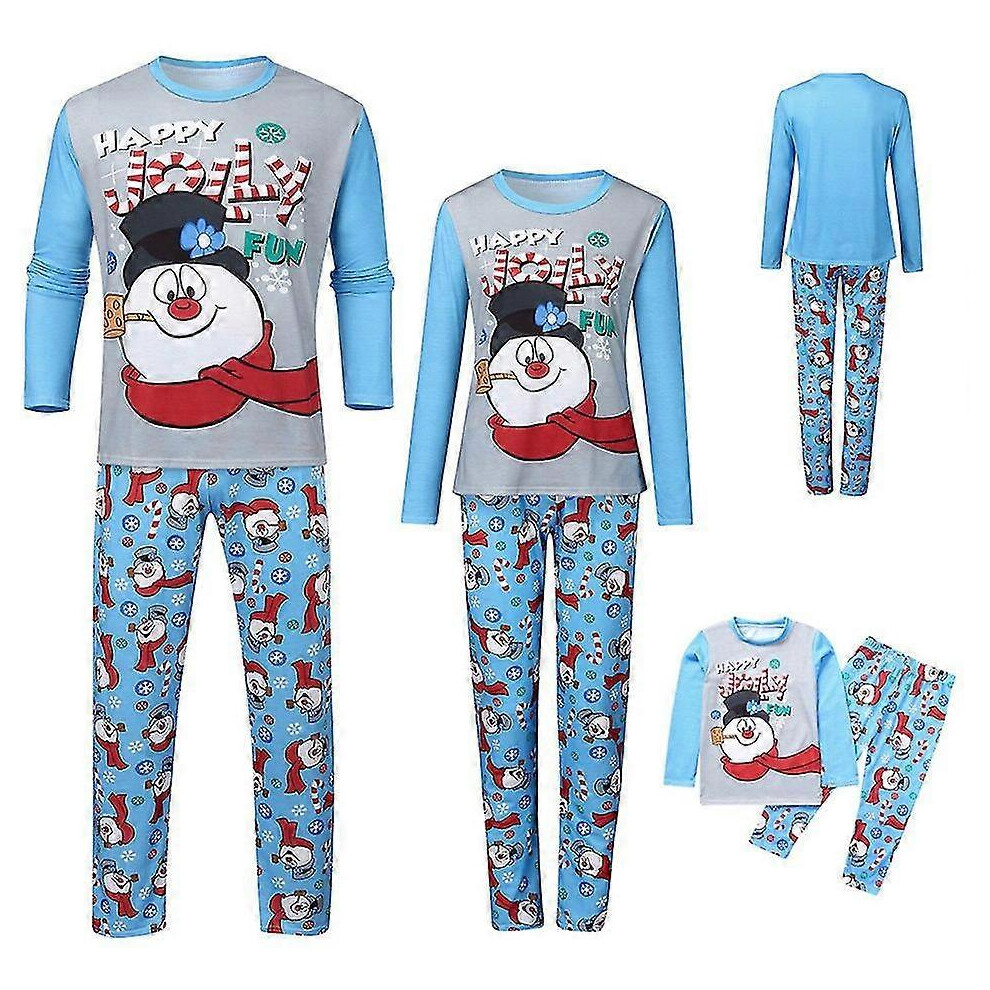 (Moms) Snowman Pajamas Set Pajamas Christmas Family Matching Pajamas Costume Mom Mom Daughter Son Pajamas-image