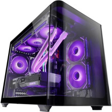 Gaming Behuizing Micro-ATX - MARS GAMING - MC-FUSIONM - Gebogen Glas - Vloeistofkoeling - Dubbele Kamer