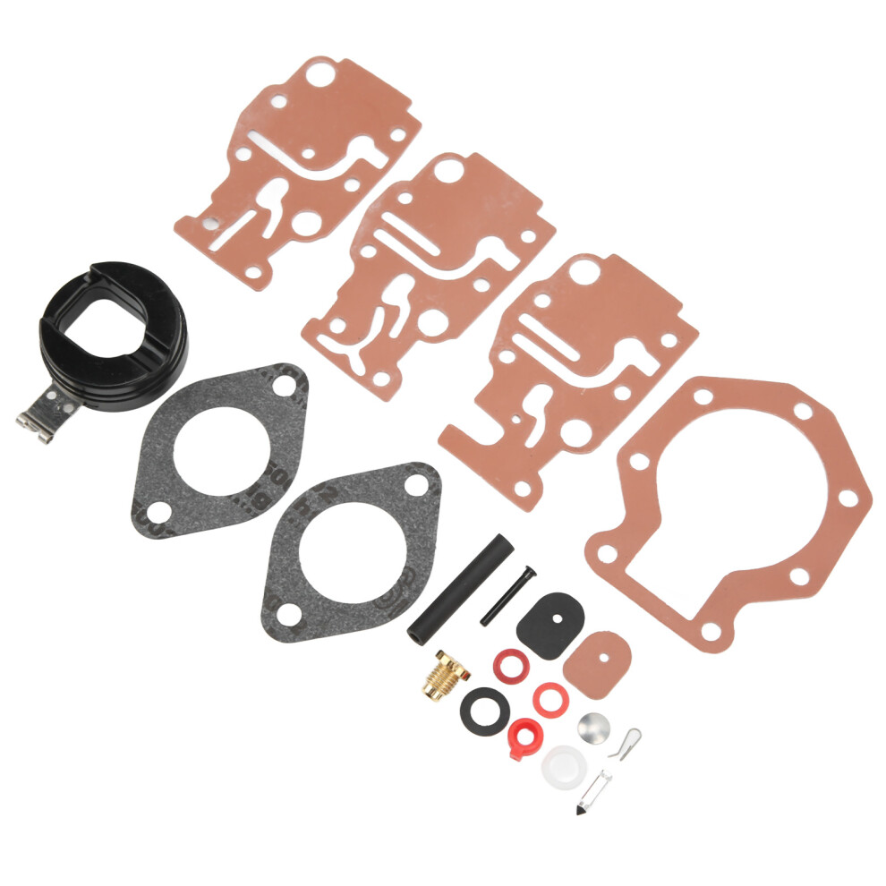 20Pcs Carburetor Repair Kit For 6-20Hp Outboard, Metal + Rubber, 1986-1996 3531376083023