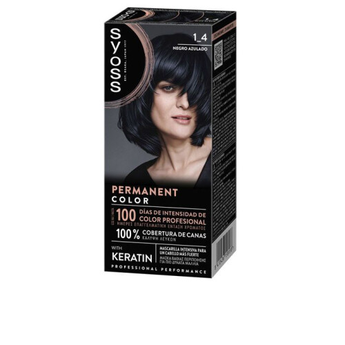 PERMANENT COLOR #1.4-Blue Black 1 u