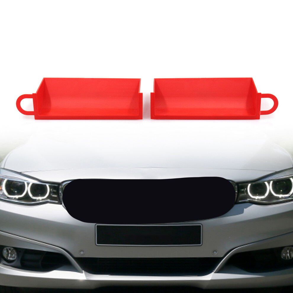 Bmw E90 E91 E92 E93 Cold Air Intake 2Pcs High-Flow Performance Upgrade Red 6901393515512