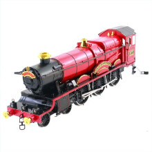 Modelagem - METAL EARTH - Expresso de Hogwarts - Vermelho - Aço inoxidável - Edelstahl